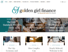 Tablet Screenshot of goldengirlfinance.com